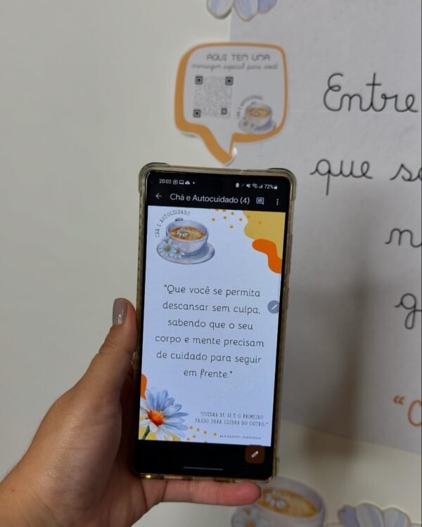 Kit Acolhida para Professores - Chá e Autocuidado