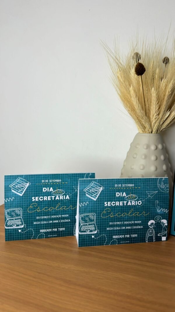 Kit - Dia do(a) Secretário(a) Escolar