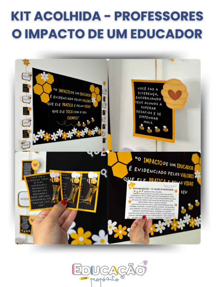 Kit Acolhida – O Impacto de um Educador - Educação com Propósito