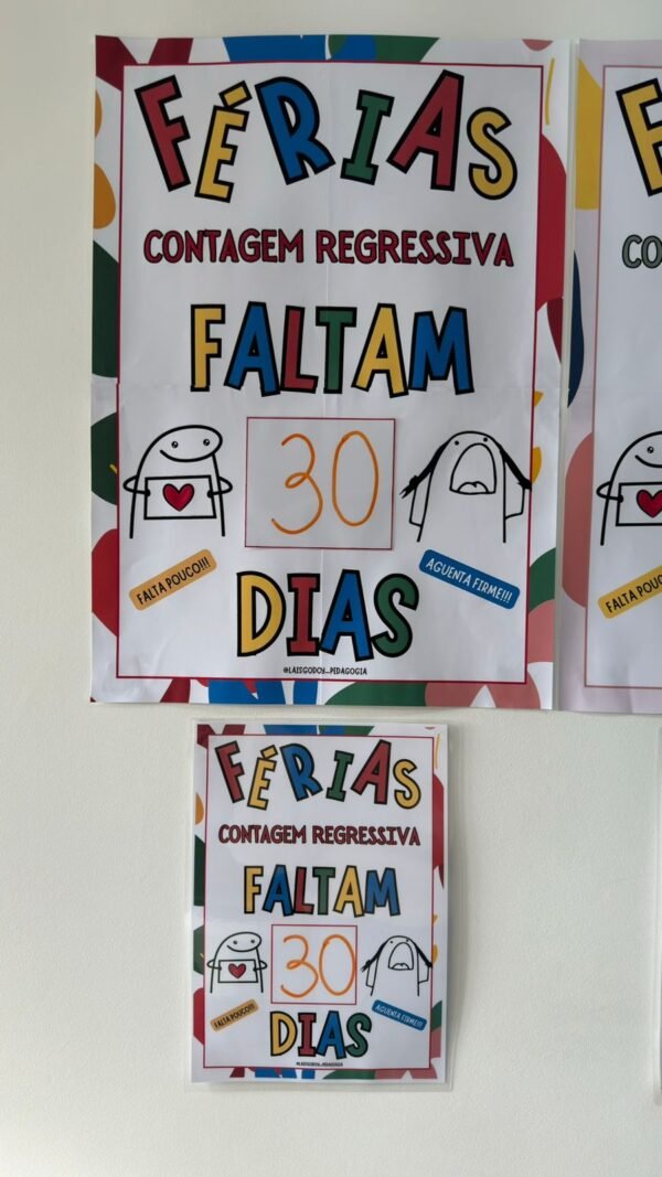 Banner - Contagem Regressiva Férias Escolares