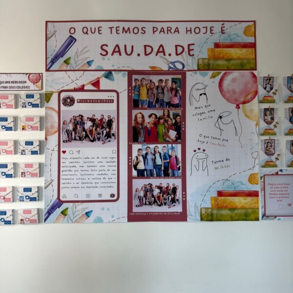 Kit - O que temos pra hoje é sau.da.de