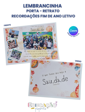 Porta Retrato - Recordações de Fim de Ano