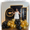 Painel de Formatura - Preto e Dourado 2024