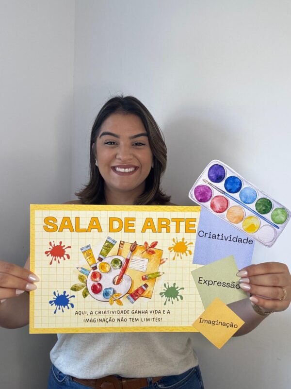 Plaquinhas de Identificação – Ambientes Escolares - Editável