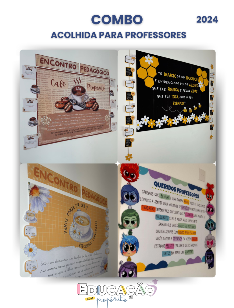 Kit de Acolhimento para Professores Volta às Aulas – 4 Ps de um ...