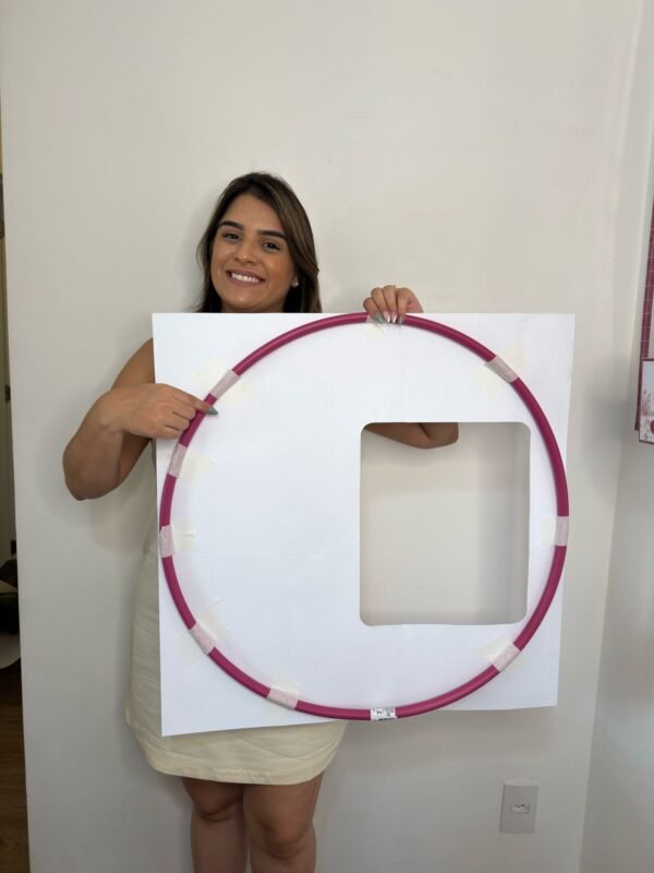 Moldura para Bambolê - Especial Dia da Mulher 🌸✨