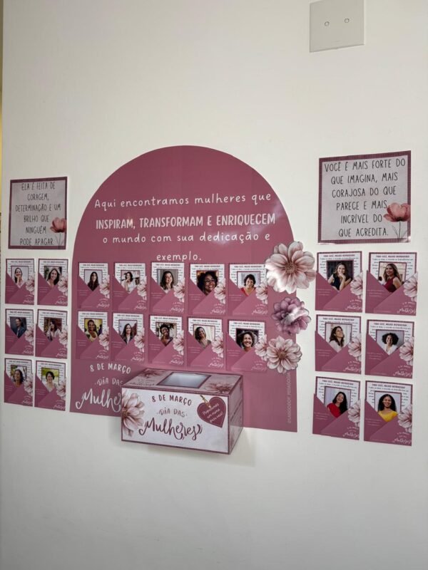 Kit Mulheres que Inspiram - Homenagem as colaboradoras 2025