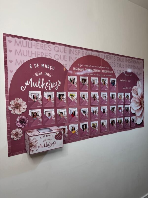 Kit Mulheres que Inspiram - Homenagem as colaboradoras 2025