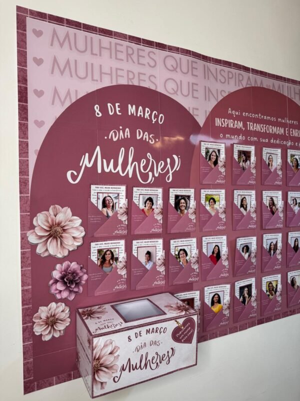 Kit Mulheres que Inspiram - Homenagem as colaboradoras 2025