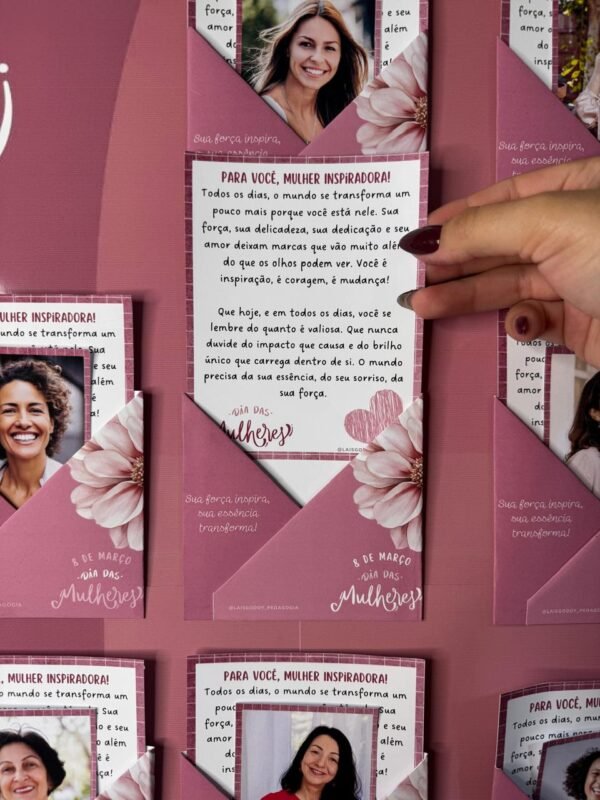 Kit Mulheres que Inspiram - Homenagem as colaboradoras 2025
