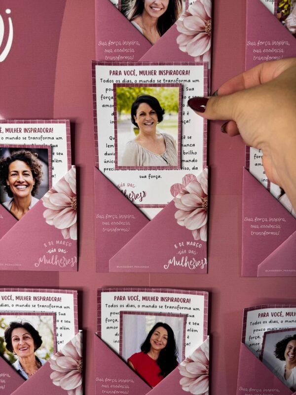 Kit Mulheres que Inspiram - Homenagem as colaboradoras 2025