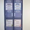 Plaquinhas para Identificação - Armários dos Professores