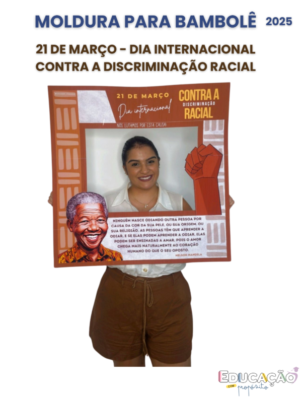 Moldura para Bambolê – 21 de Março – Dia Internacional contra a Discriminação Racial