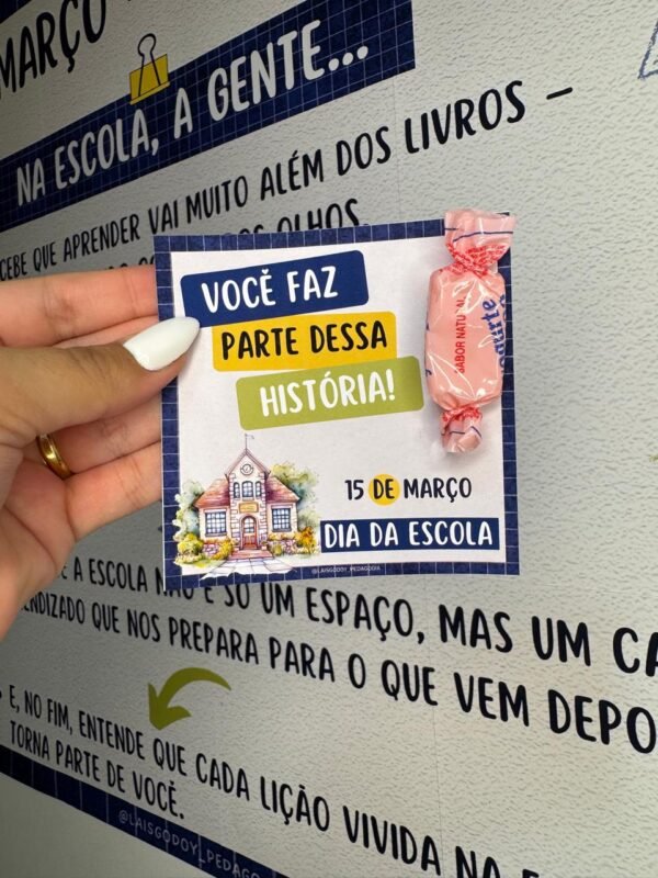 KIT - 15 DE MARÇO | DIA DA ESCOLA 2025