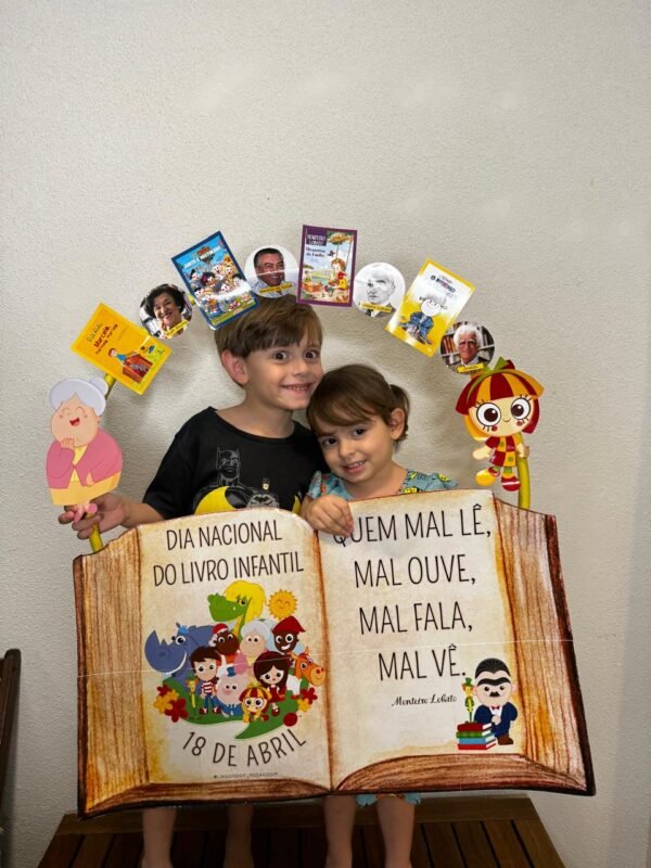 Moldura para Bambolê - Dia Nacional do Livro Infantil 2024