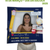 Moldura para Bambolê - 15 de Março - Dia da Escola 2025