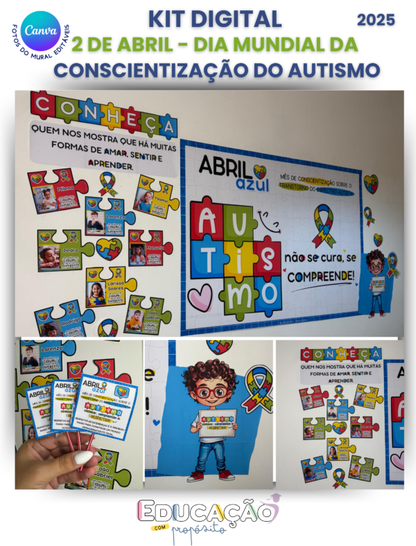 Kit Digital – Abril Azul - Inclusão 2025