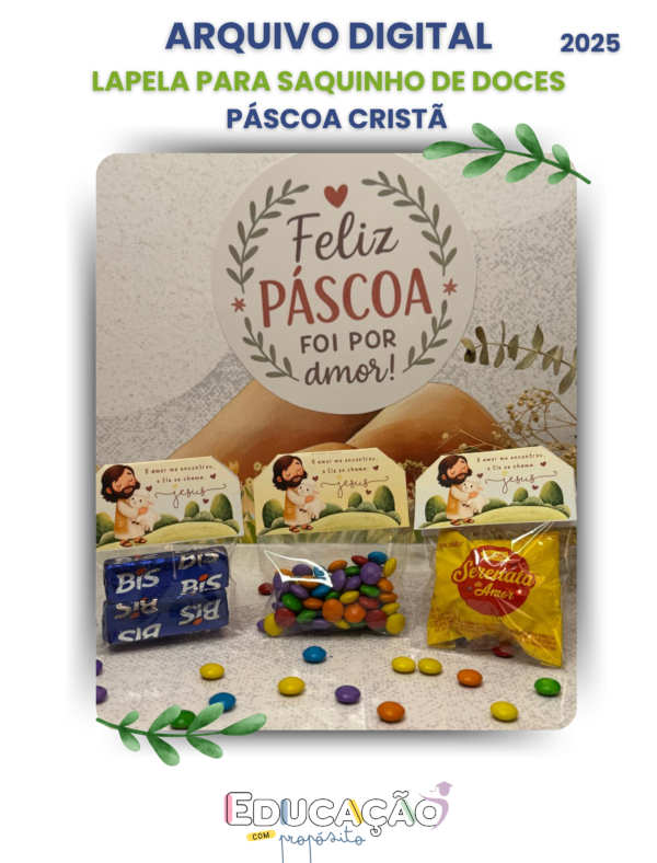 Lapela de Doces – Páscoa Cristã 2025