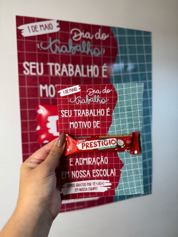 Kit Digital - Dia do Trabalhador 2025 | Inspiração Chocolate Prestígio