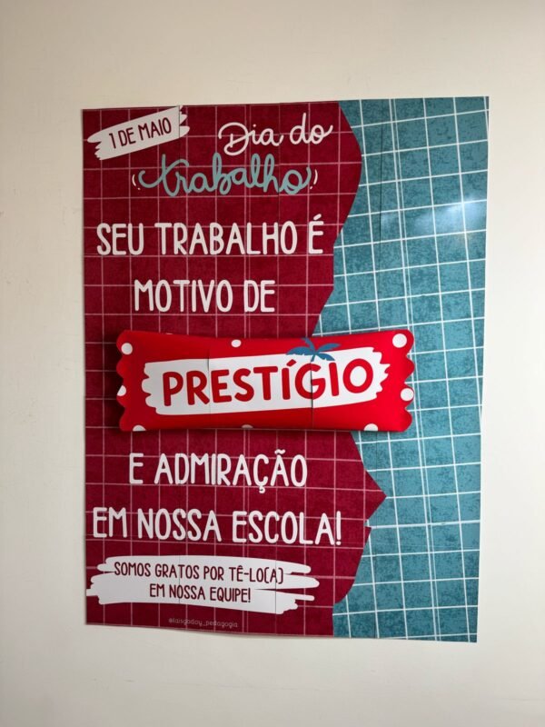 Kit Digital - Dia do Trabalhador 2025 | Inspiração Chocolate Prestígio