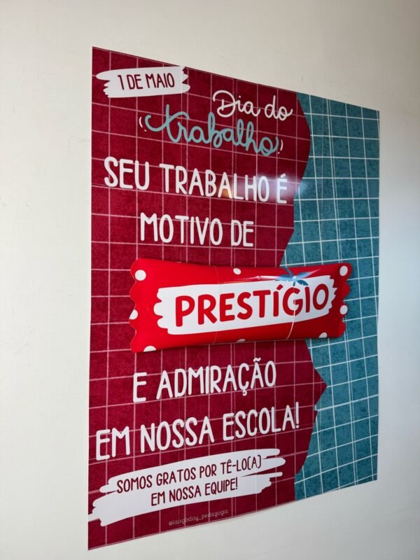 Kit Digital - Dia do Trabalhador 2025 | Inspiração Chocolate Prestígio