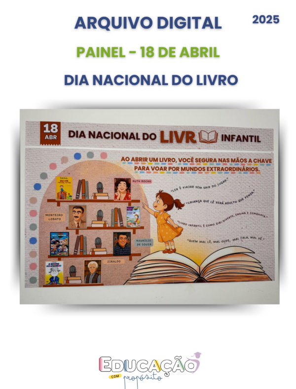 Painel – Dia Nacional do Livro Infantil 2025