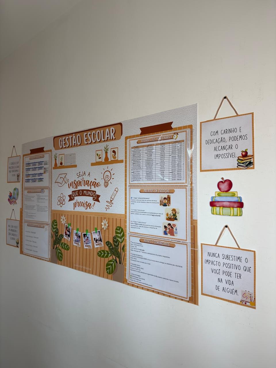 Painel Interativo para Sala da Gestão Escolar - Educação com Propósito