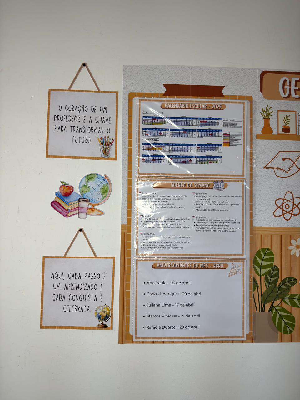 Painel Interativo para Sala da Gestão Escolar - Educação com Propósito