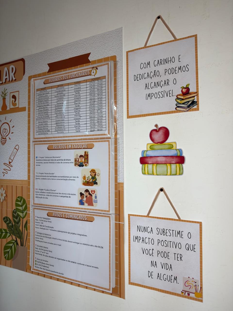 Painel Interativo para Sala da Gestão Escolar - Educação com Propósito