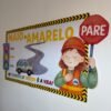 Painel Educativo - Maio Amarelo | Conscientização no Trânsito
