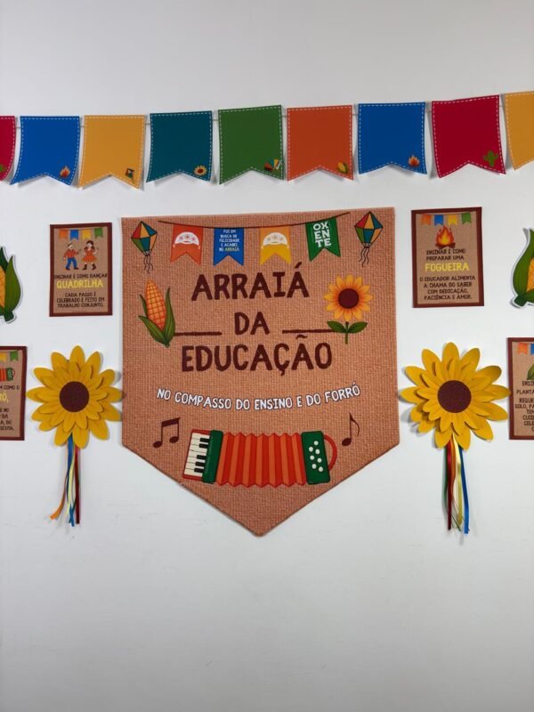 Kit de Acolhimento para Professores e Equipe Escolar – Estilo Arraiá