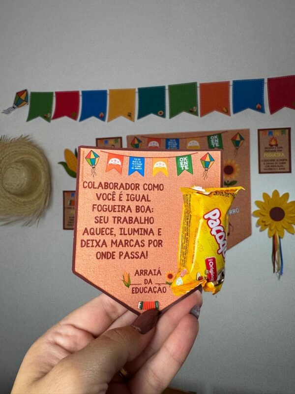 Kit de Acolhimento para Professores e Equipe Escolar – Estilo Arraiá