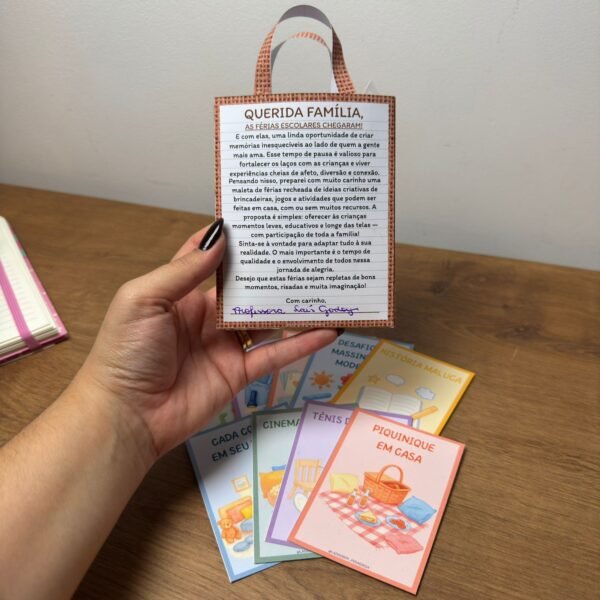 Férias na Sacola – Kit Interativo para Famílias 2025