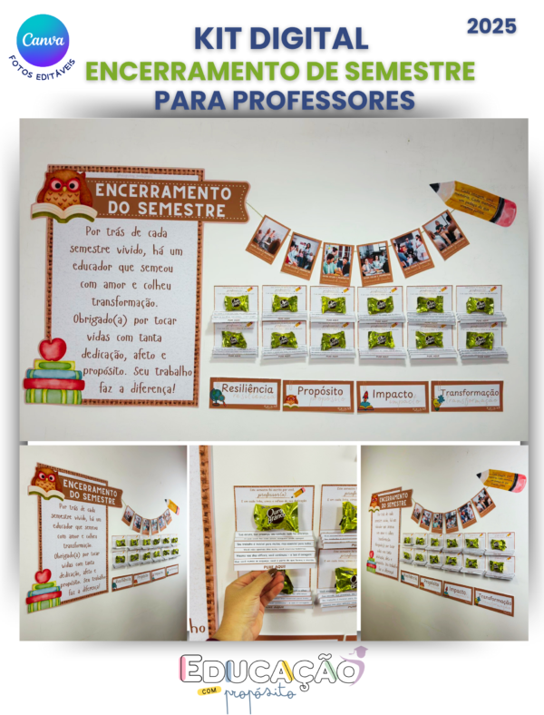 Kit - Encerramento de Semestre | Para Professores 2025