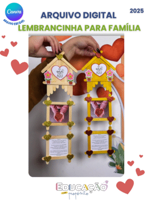 Lembrancinha “O Amor Mora Aqui” – Arquivo Editável