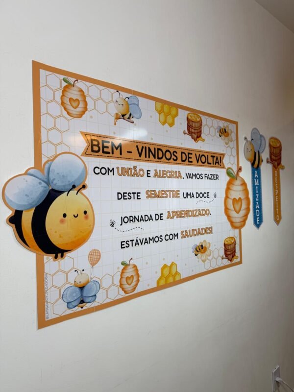 Kit Volta às Aulas – 2º Semestre - Tema: Abelhinha