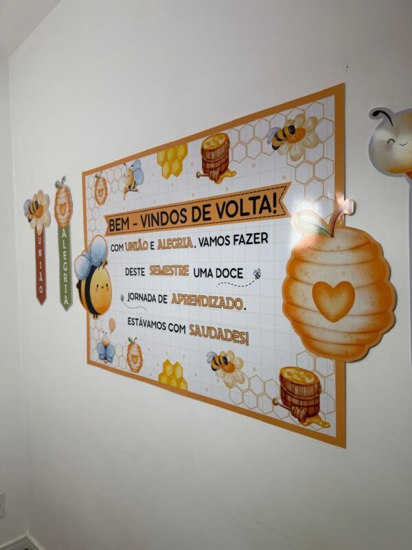 Kit Volta às Aulas – 2º Semestre - Tema: Abelhinha