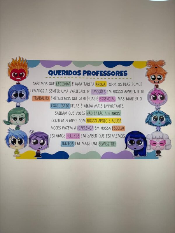Kit Acolhida para Professores - Divertidamente