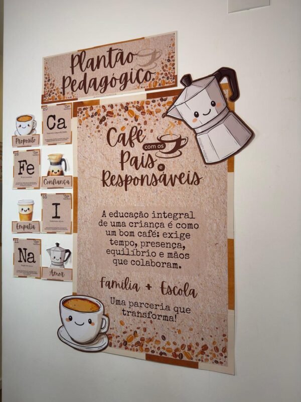 Kit - Plantão Pedagógico - Café com os Pais e Responsáveis