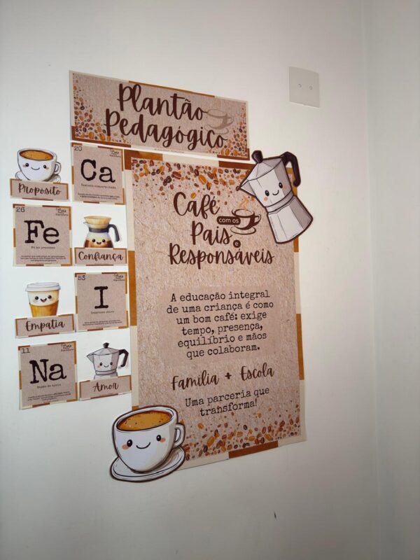 Kit - Plantão Pedagógico - Café com os Pais e Responsáveis