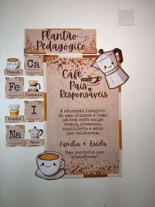 Kit - Plantão Pedagógico - Café com os Pais e Responsáveis