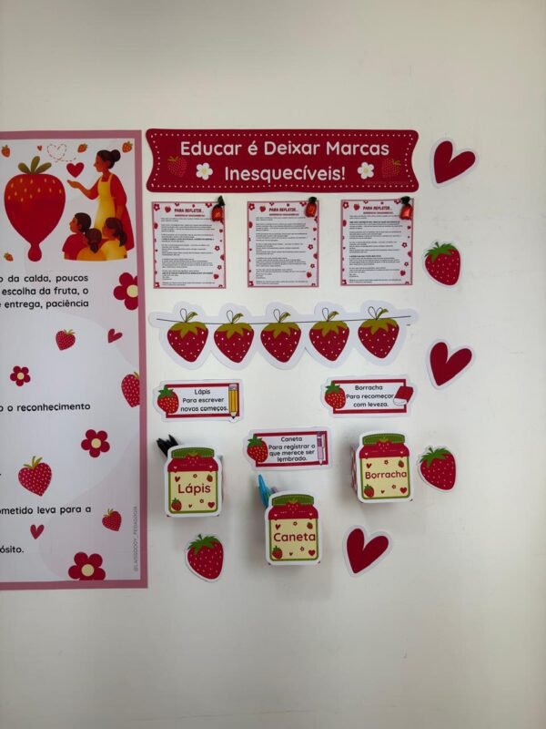 Kit de Acolhimento para Equipe Escolar – O Sabor que Transforma a Educação 🍓