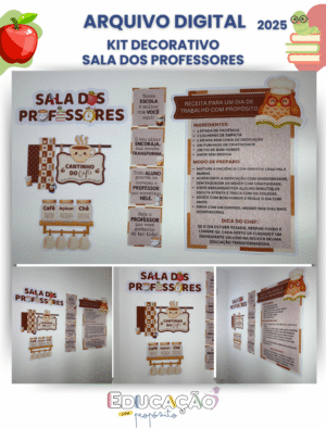 Kit Decorativo – Sala dos Professores 2025