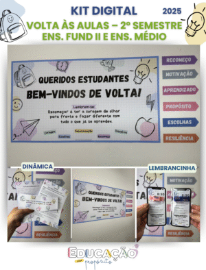 Kit Volta às Aulas – Ensino Fundamental II e Ensino Médio (2º Semestre)