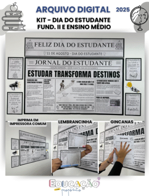 Kit - Dia dos Estudantes (Fund II e Ensino Médio) 2025