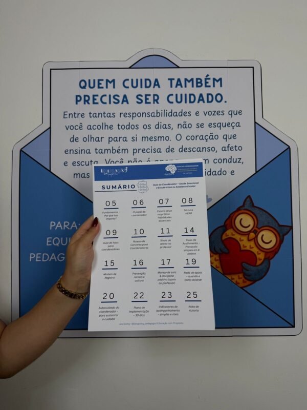 E-book – Guia do Coordenador:  Saúde emocional do educador e escuta ativa no ambiente escolar