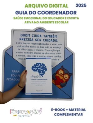 E-book – Guia do Coordenador:  Saúde emocional do educador e escuta ativa no ambiente escolar
