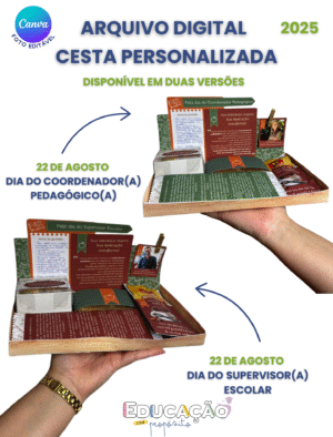 Cesta Personalizada - Dia do Coordenador Pedagógico e Supervisor Escolar 2025
