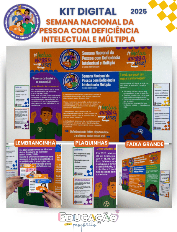 Kit Digital – Semana Nacional da Pessoa com Deficiência Intelectual e Múltipla 2025