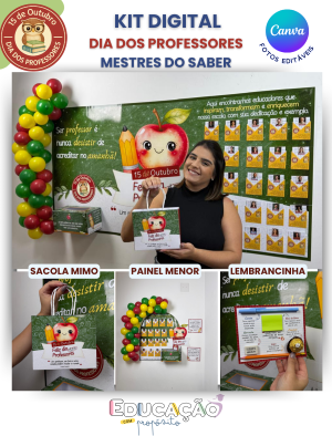 Thumbnails Kit - Dia dos Professores | Mestres do Saber